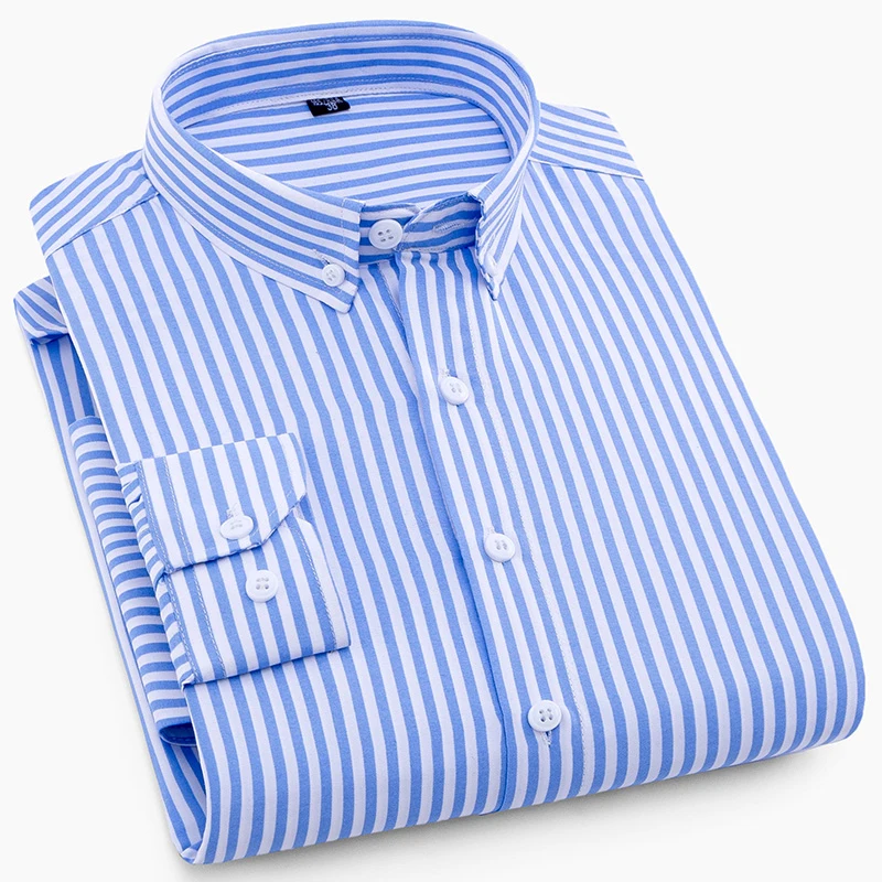 AILEEKISS 2019 Фирменная Новинка Camisa Masculina мужские рубашки повседневные в полоску с