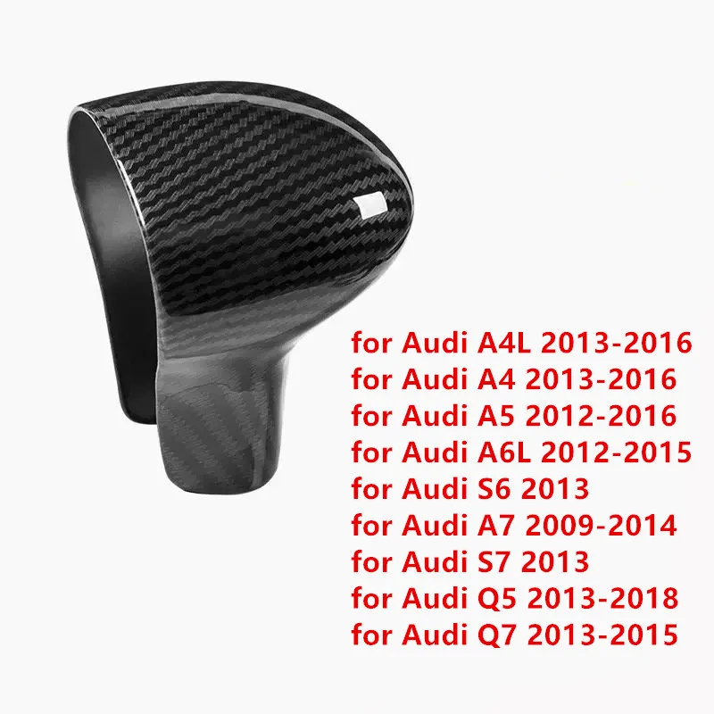 1 шт. Хромированная ручка переключения передач для Audi A3 S3 A4L A5 Q5 Q7 A6 S6 S7 A6L|Лепнина