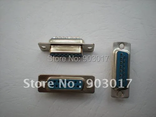 D Sub 15 контактный разъем для припоя DIP 100 шт. в партии|lot lot|lot 100l connector |