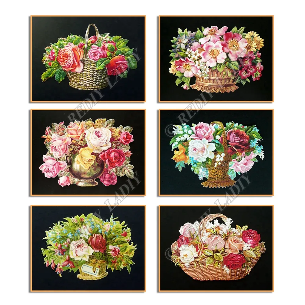 Полный квадратный/круглый набор алмазных картин кристальная мозаика узор