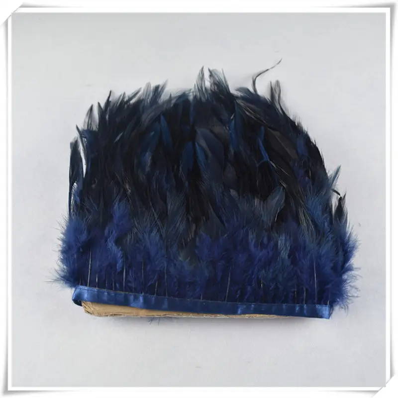 Navy Красивый 1 ярд мульти Color10-15cm фазана перо планки рукоделие одежда свадебное украшение DIY куриные перья для рукоделия - Цвет: Navy