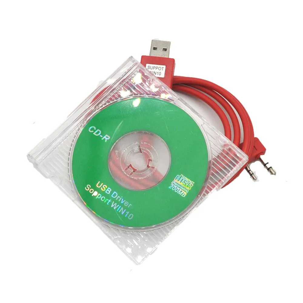 Оригинальная рация wouKG UVD1P KG UV6D UV8D UV899 UV9D PLUS USB Кабель для программирования + CD