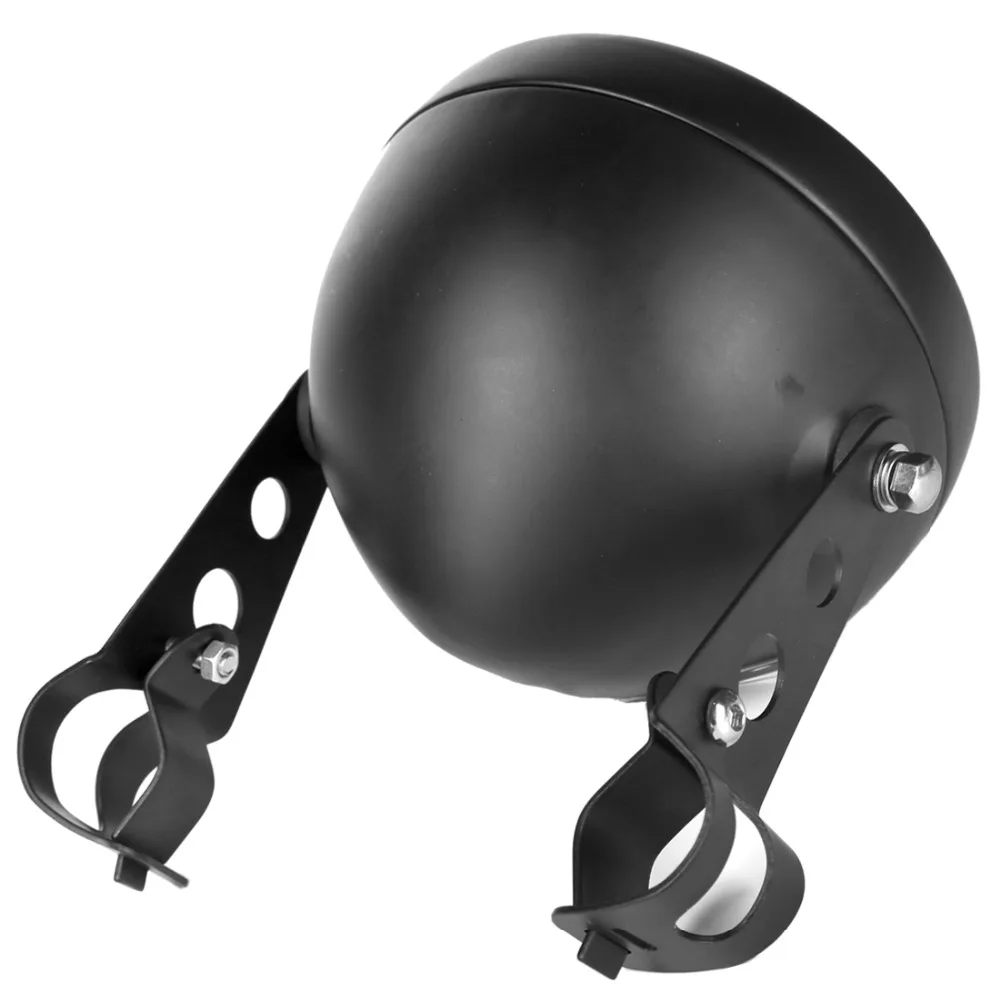 

1 PCS Black/Chrome 5 3/4" 5.75 Inch LED Headlight Housing Bucket Brakcet for FXWG Chopper