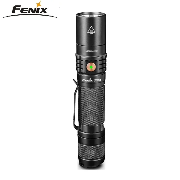 2018 новый перезаряжаемый тактический фонарь онарик Fenix UC35 V2.0 1000 люмен