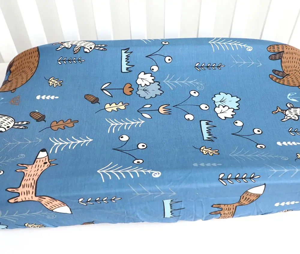 

Baby Changing Pad Covers Infants Fitted Changing Table Sheets for Girls Boys (Animal)