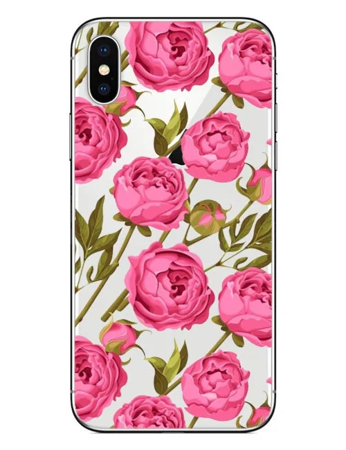 Tropical Plants Cactus Banana Leaves Soft silicone rubber TPU Phone Cases for iphone 5 5s SE 6 6s Plus 7 7Plus 8 X 10 | Мобильные