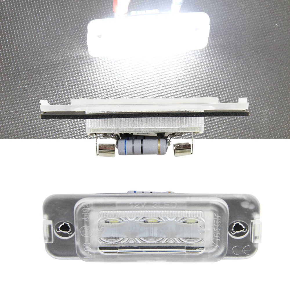 2x автомобильный светильник светодиодный номерной знак белая лампа без ошибок