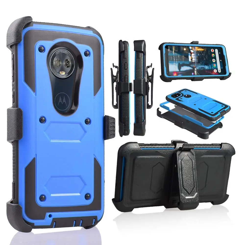 YUMQUA чехол для Motorola Moto G6 противоударный Гибридный Прочный защитный телефона XT1925 -
