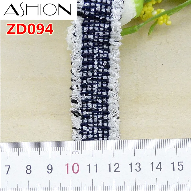 CHICKNIT Width 2.4CM Sewing trim Braided Lace Clothes Accessories ribbon ZD094 | Дом и сад