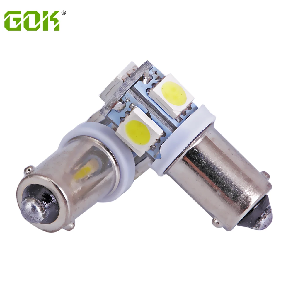 4 шт. BA9S T4W H16W SMD СВЕТОДИОДНЫЙ 5smd 5 светодиодных ламп внутренняя фонарь лампа 5SMD 5050 3