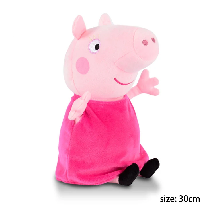 Оригинальные Плюшевые игрушки Peppa, Свинка Джордж, семейные друзья, школьные вечерние украшения, детский подарок на Рождество, Хэллоуин