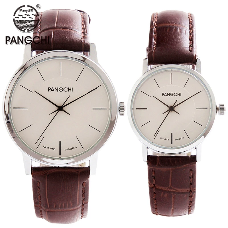 Часы наручные PANGCHI мужские/женские в ретро стиле водонепроницаемые кварцевые для