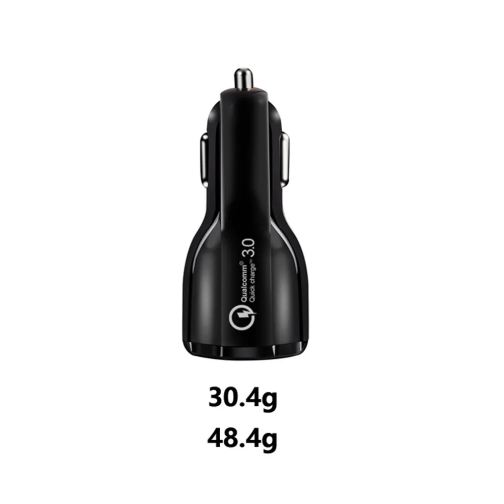 Buyincoins QC3.0 Сертифицированный быстрый заряд двойной 2 USB порт быстрое автомобильное