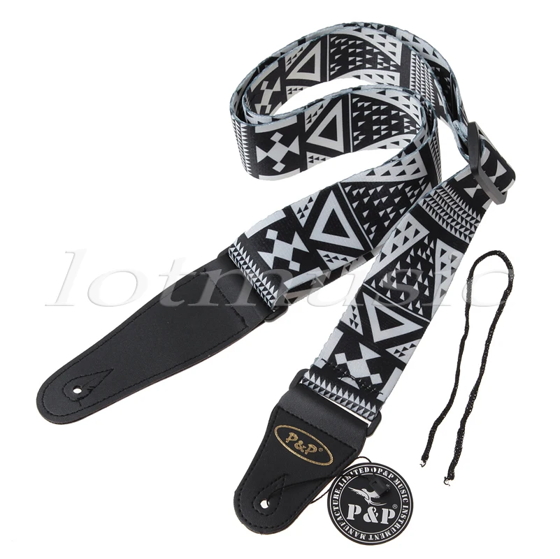 5 шт. гитарный ремень полиэстер кожа класса мягкий для электроакустической