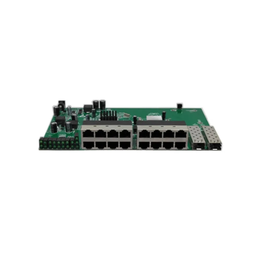 С VLAN GPON/EPON раствором поставщик 16 портов 10/100 м обратное питание POE коммутатор с 2