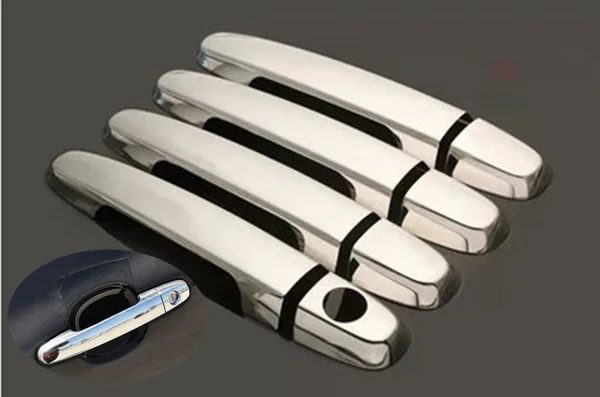 Новинка хромированная накладка на дверную ручку FUNDUOO Наклейка для Toyota IST 2002 2003 2004