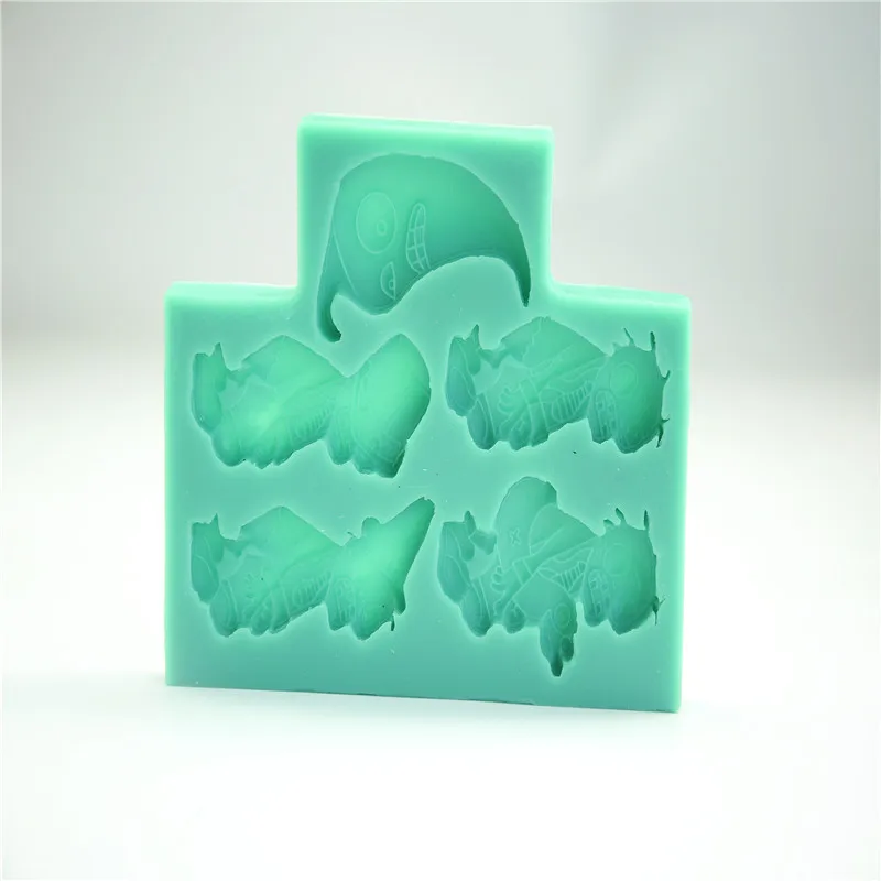 DIY Растения против Зомби торта инструменты для украшения силиконовая форма