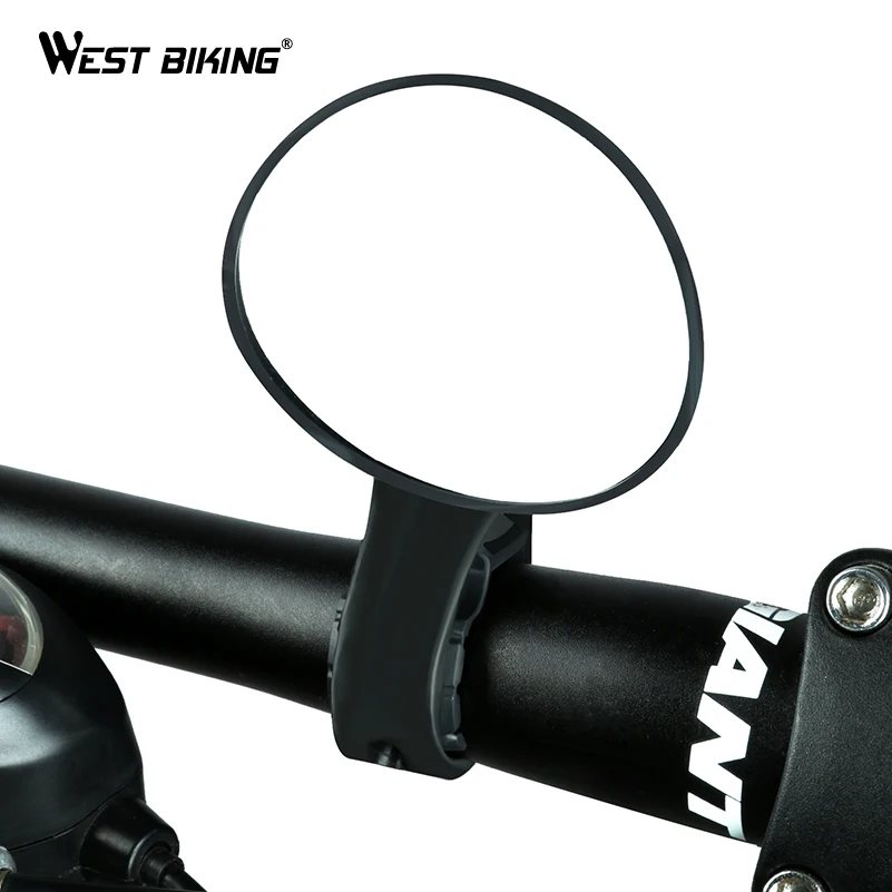 Зеркало заднего вида WEST BIKING для велосипеда универсальное зеркало с регулировкой