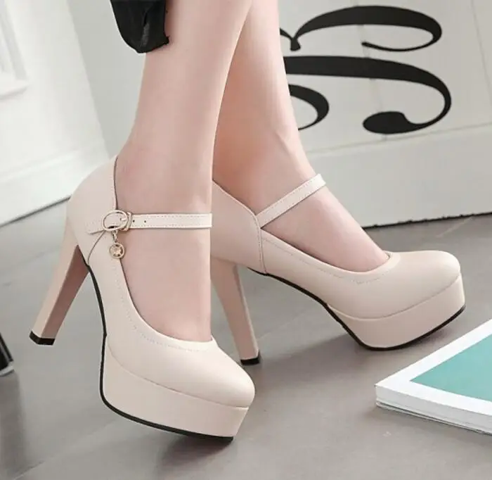 2017 женские свадебные Туфли лодочки на платформе Zapatos Mujer осень женская обувь
