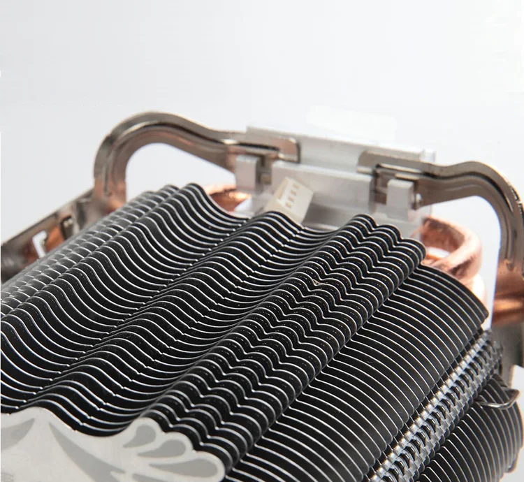 4 Pin Настольный компьютер PC 2 heatpipe Универсальный Процессор кулер компьютера