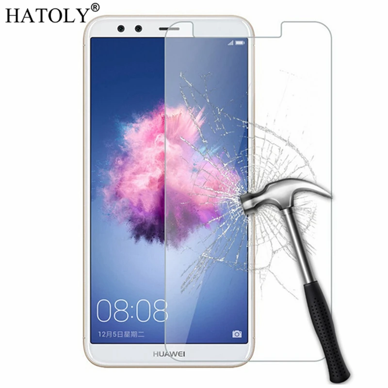 2 шт. закаленное стекло для телефона huawei Y7 Prime 2018 тонкий защитный экран пленка LDN LX2