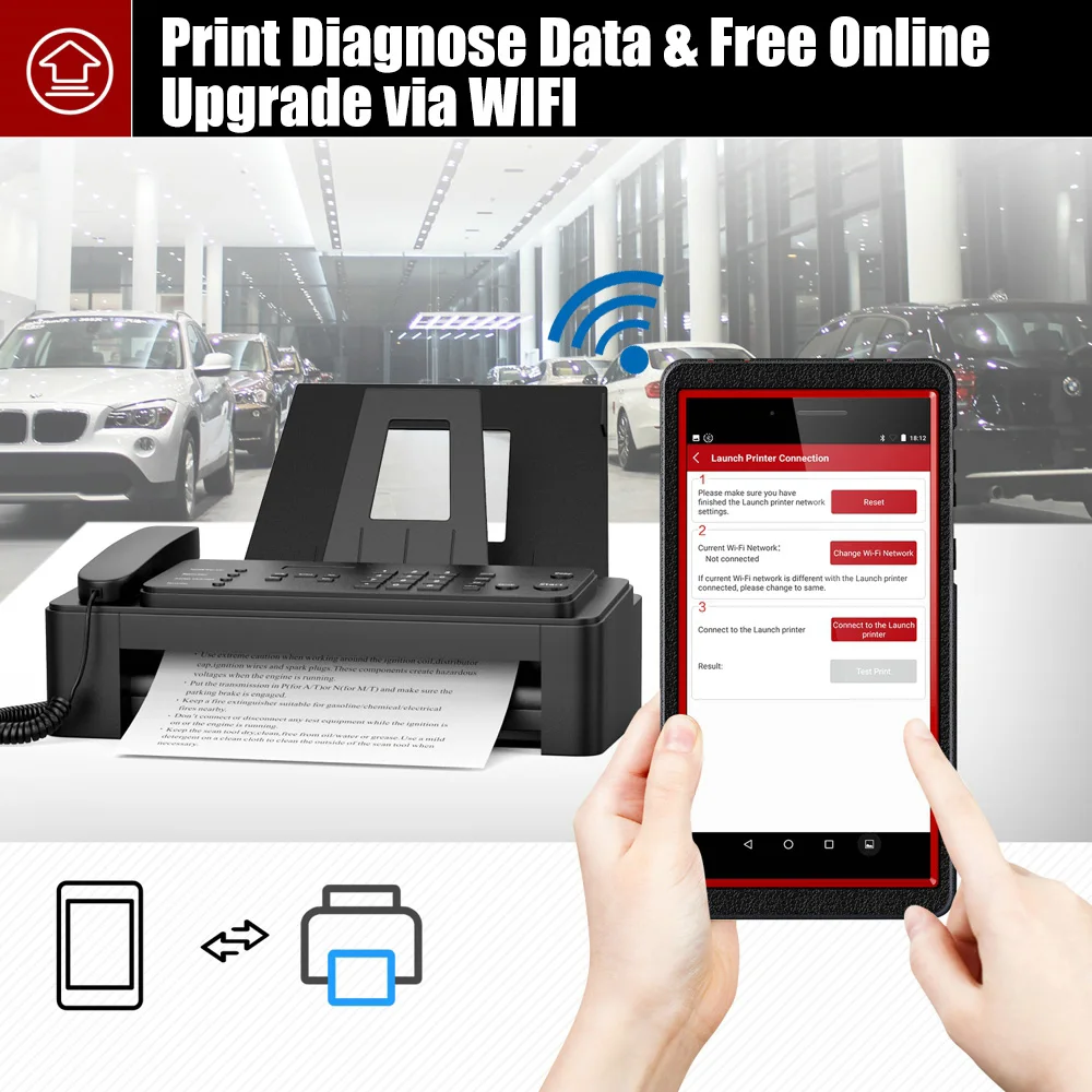 LAUNCH X431 Pro Mini Wifi/Bluetooth OBD2 сканер полная система ODB2 автомобильный диагностический