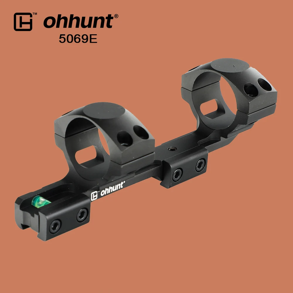 5069E Ohhunt охотничий 11 мм Riflescope крепление 25,4 мм 30 мм двухнаправленное смещение кольца 3/" ласточкин хвост рельсовая база с пузырьковым уровнем 2 типа - Цвет: 5069E