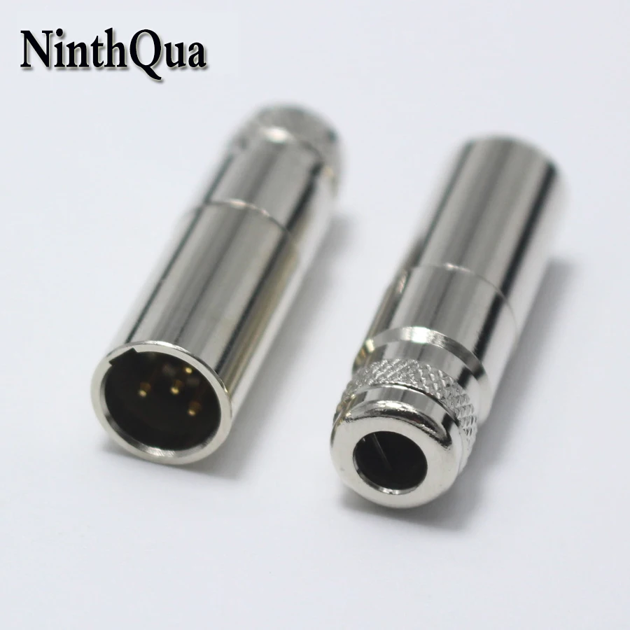 1 шт. штекер Mini XLR с 4 контактным маленьким P металлический аудио разъем для