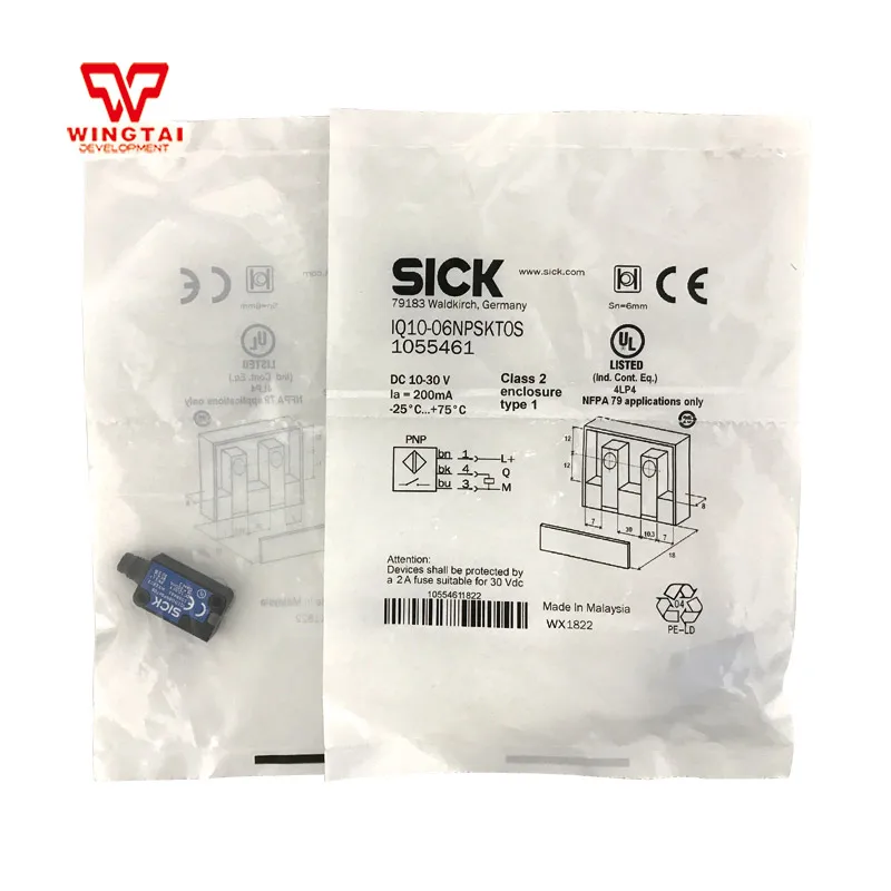 

Germany SICK IQ10-06NPSKT0S Contrast Sensor PNP Inductive Proximity Sensor