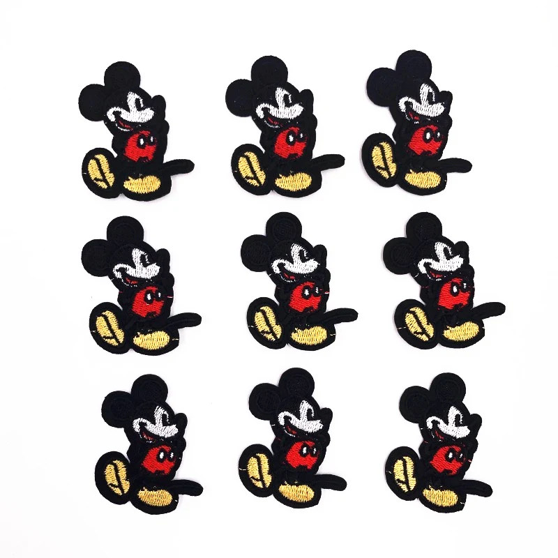 10 шт. вышитый мышкой патч для одежды утюжок на шитье аппликация Ткань DIY украшения