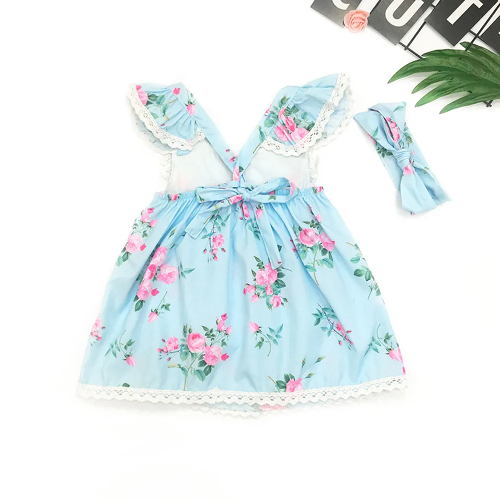 2 предмета платье принцессы без рукавов с цветочным принтом и спинки на бретелях