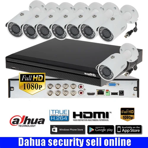 Бесплатная доставка набор видеокамер Dahua 8 каналов стандартная реальность с