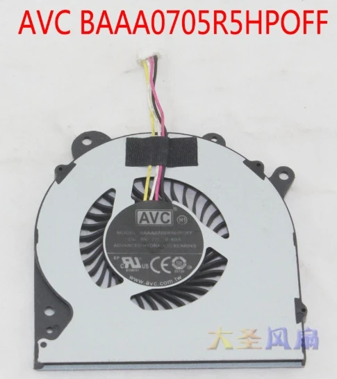 Оригинальный вентилятор охлаждения для ноутбука AVC BAAA0705R5HPOFF DC5V 0.40A|Аксессуары
