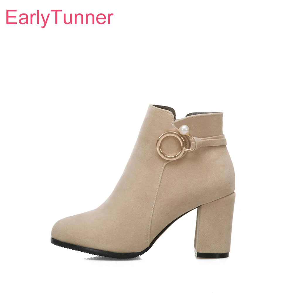 Brand New Sexy Black Beige Women Ankle Wedding Boots Round Toe Lady Party Shoes High Heels EP28 Plus Big Size 33 10 47 52
Brand New Sexy Black Beige Women Ankle Wedding Boots Round Toe Lady Party Shoes High Heels EP28 Plus Big Size 33 10 47 52
