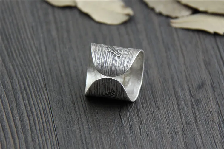 Оптовая Таиланд Чиангмай серебра ручной работы серебряный малого кольца чтобы