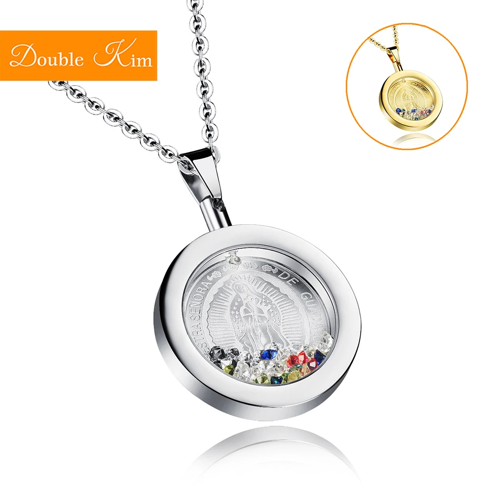 

Девственная Мария кулон ожерелье из титана, ожерелье в виде цепочки из нержавеющей стали в европейском стиле, модные, трендовые, для женщин, ...