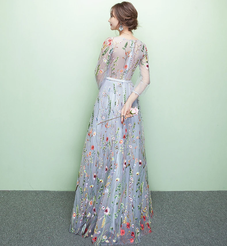 Bride Party Dress Oriental Womens Cheongsam Noble Chinese Style Elegant Long Qipao Luxury Wedding Robes Clothes Vestido XS-XXXL | Женская
