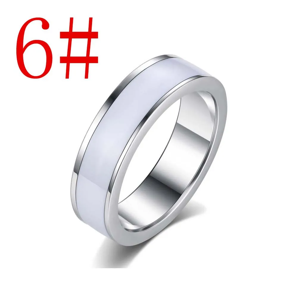10PCS/Lot Stainless steel ring white titanium Women's Gift Ring Jewelry Wholesale | Украшения и аксессуары