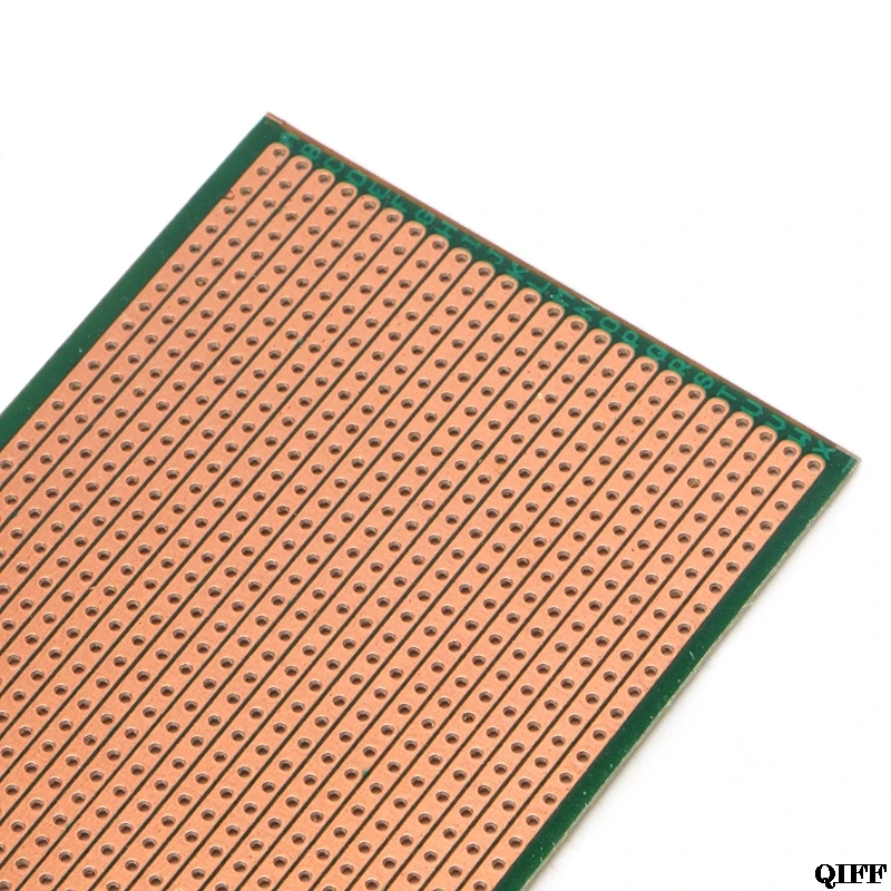 Прямая поставка и 5 шт. 6,5x14,5 см Stripboard Veroboard Uncut PCB Platine Односторонняя печатная плата Mar28