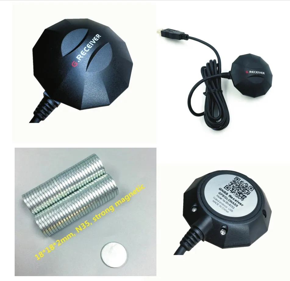 USB gps ГЛОНАСС BDS приемник USB модуль чип GNSS приемник антенна, BU353S4, двойной USB протокол 0183NMEA