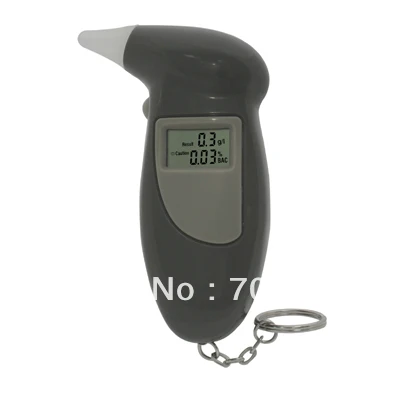 

Free Shipping Digital Breathalyzer KeyChain Alcohol Tester Breath Analyze Tester 0.19% BAC Max