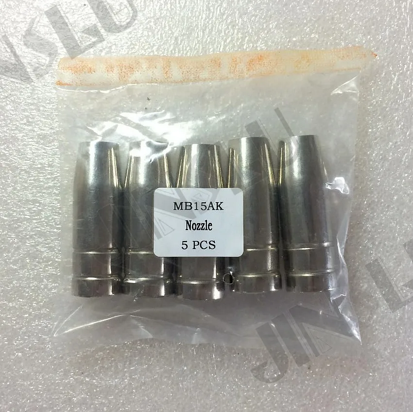 MB15 15AK Shield cup 5pcs MIG MAG Welding Torch Consumables Binzel BW Style For Mig Welder MIG-160 JINSLU