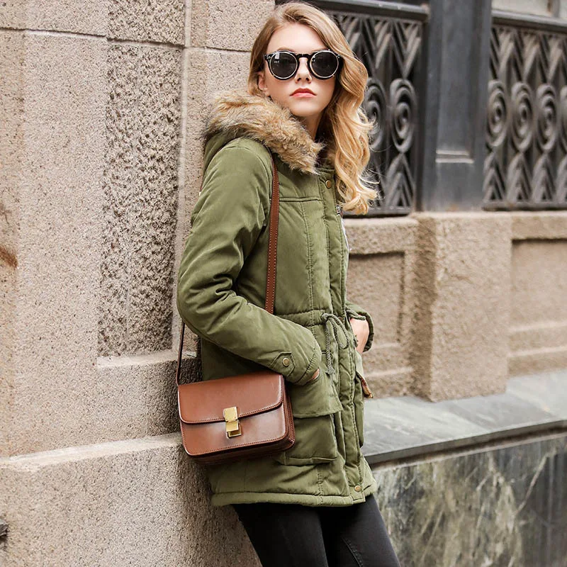 Плюс размер XXXL парка Женское пальто Зимние военные Пальто Женская ватная