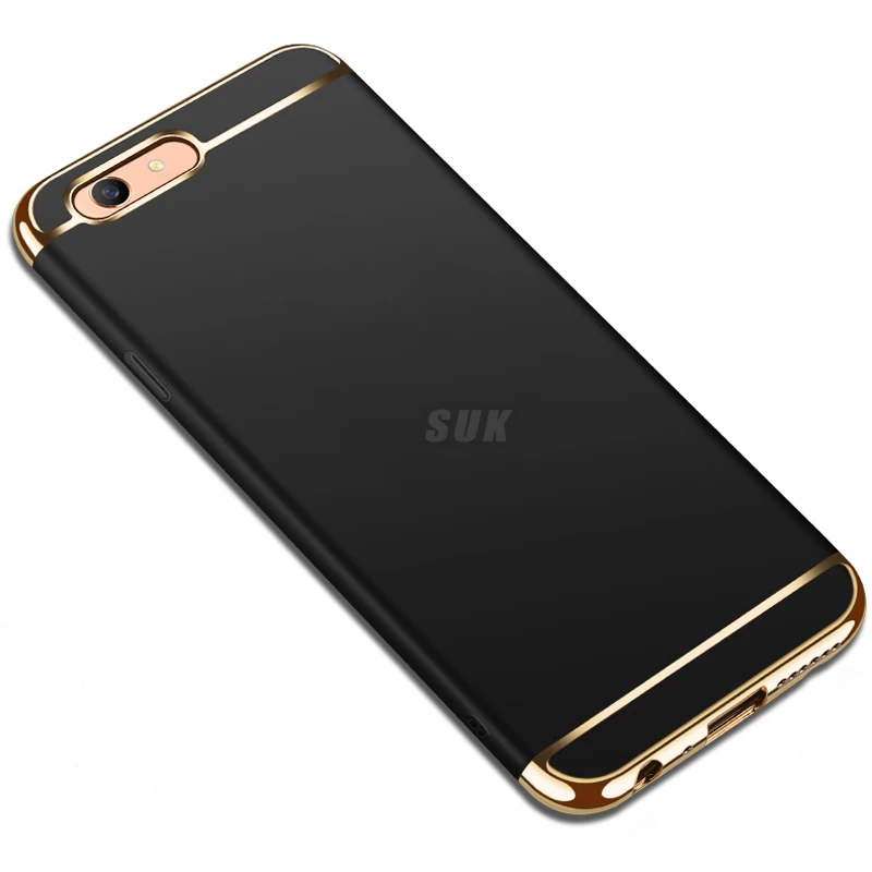 Ультратонкий чехол для OPPO A3 3 в 1 с полной защитой корпуса жесткий Роскошный