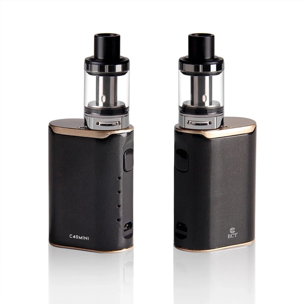 Оригинальный ECT C40 мини комплект 40 Вт Box Mod Starter вейпер 1800 мАч встроенной Батарея 510