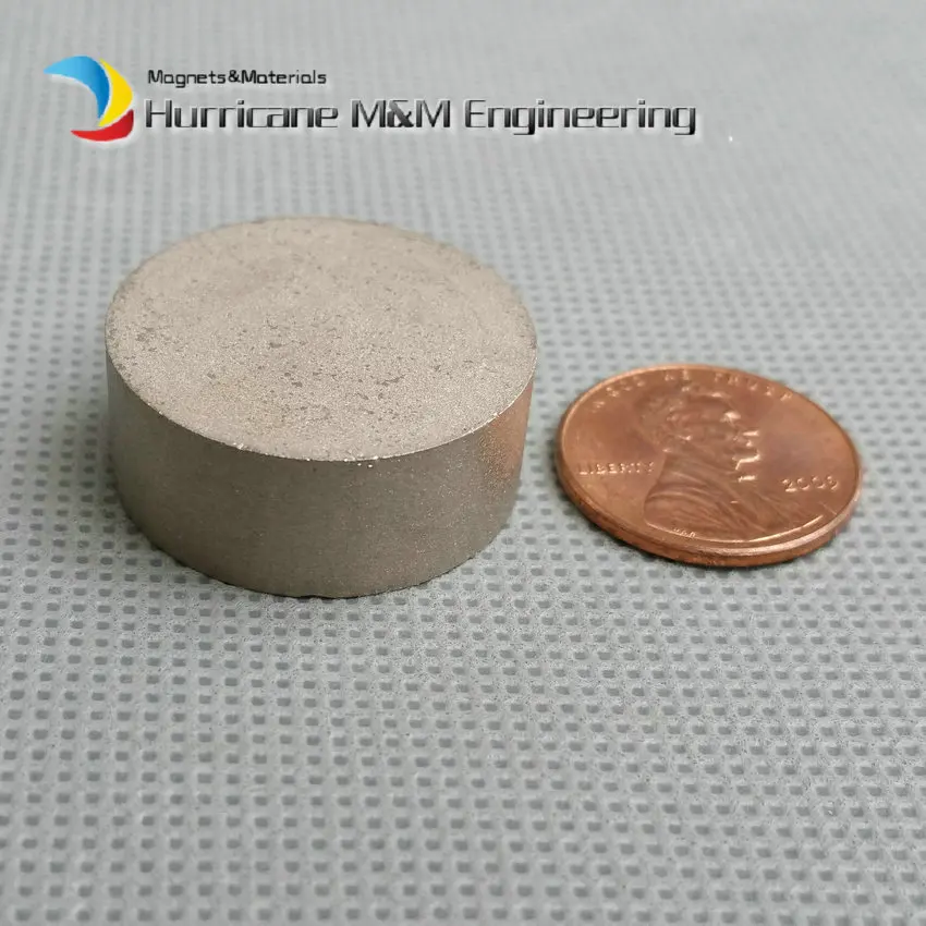 

SmCo Magnet Disc Dia. 25x10 mm Cylinder grade YXG28H 350 degree C High Temperature Permanent Rare Earth Magnets