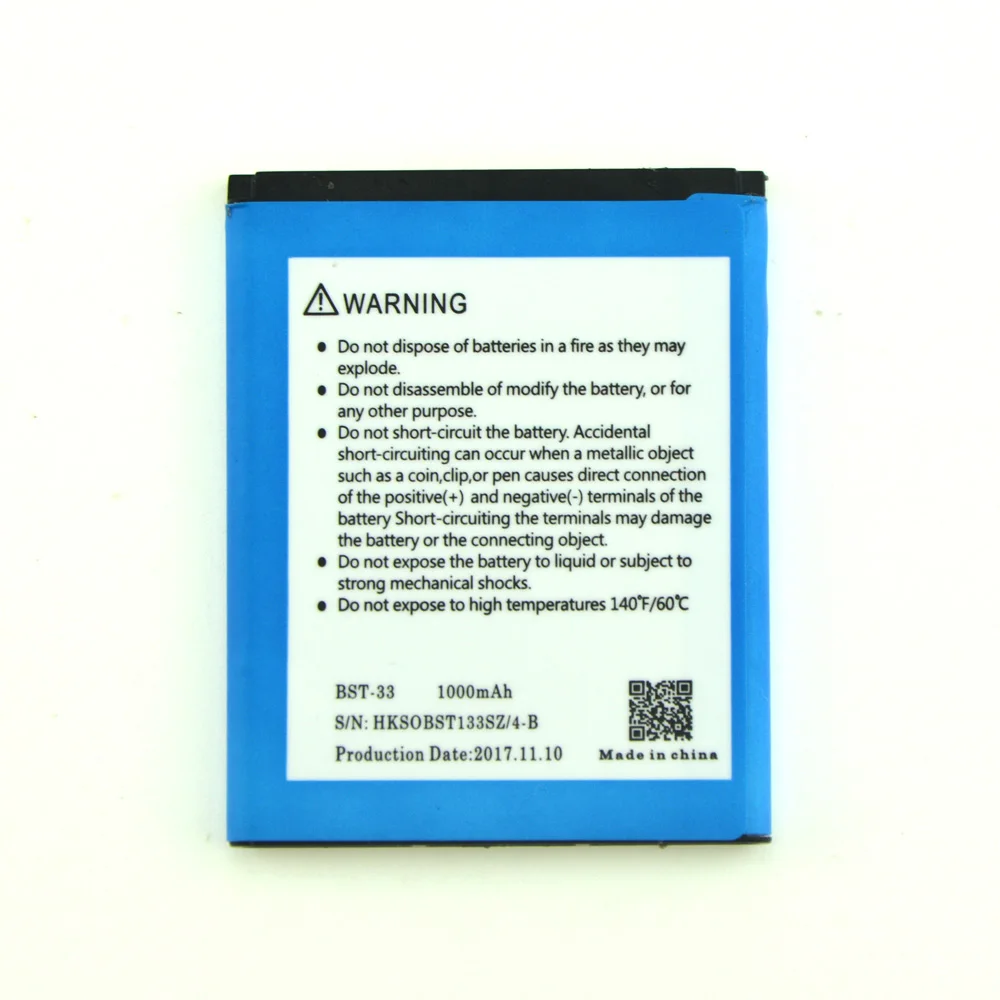 Новый BST 33 литий ионный аккумулятор для мобильного телефона Батарея sony Ericsson K530 K550