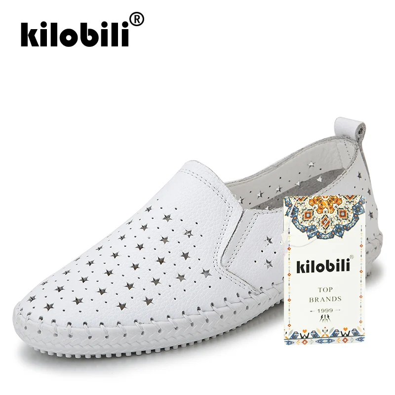 Kilobili/2019 г. Весенняя женская повседневная обувь на плоской подошве балетки из