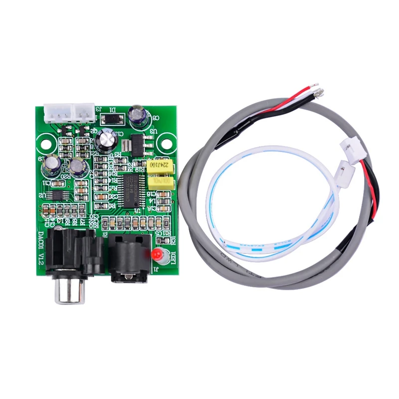 Цифровой декодер Dac Cs8416 + Cs4344 оптический оптоволоконный коаксиальный цифровой