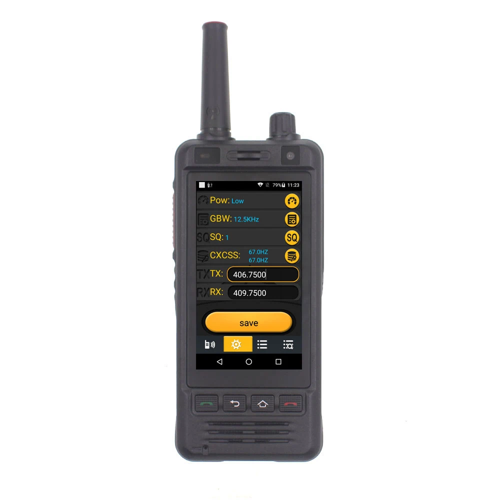 W5 Anysecu W5 сеть радио 3g Android 6,0 мобильный телефон IP67 5000 мАч PTT радио UHF рация Bluetooth Wifi gps REAL PTT ZELLO - Цвет: W5